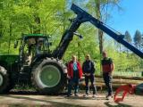 Städtischer Forstbetrieb erhält neue maschinelle Unterstützung